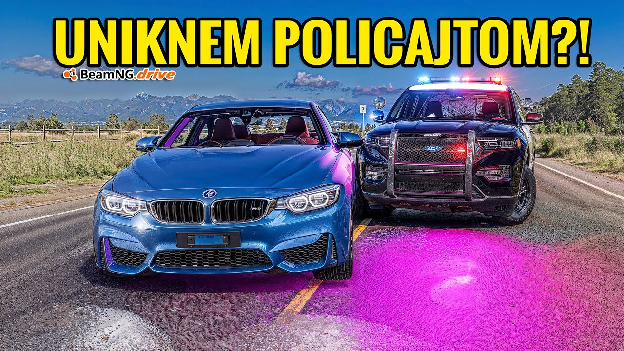 Ako Dlho Vydržím Utekať Policajtom? BeamNG Drive Slovensky!