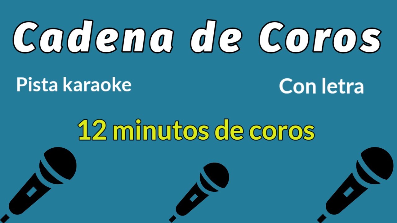 12 minutos de COROS CRISTIANOS con letra, para cantar