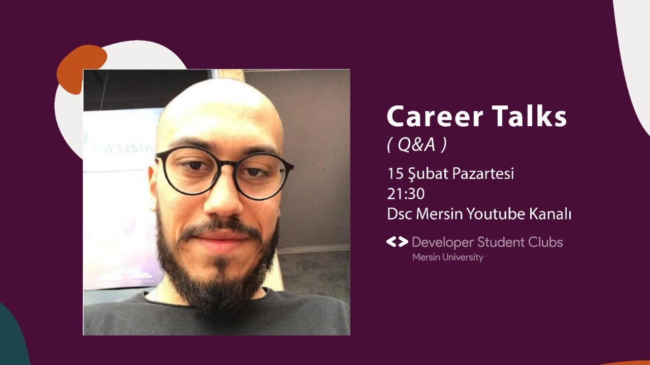 Çağatay Çalı ile Career Talks! |DSC Mersin