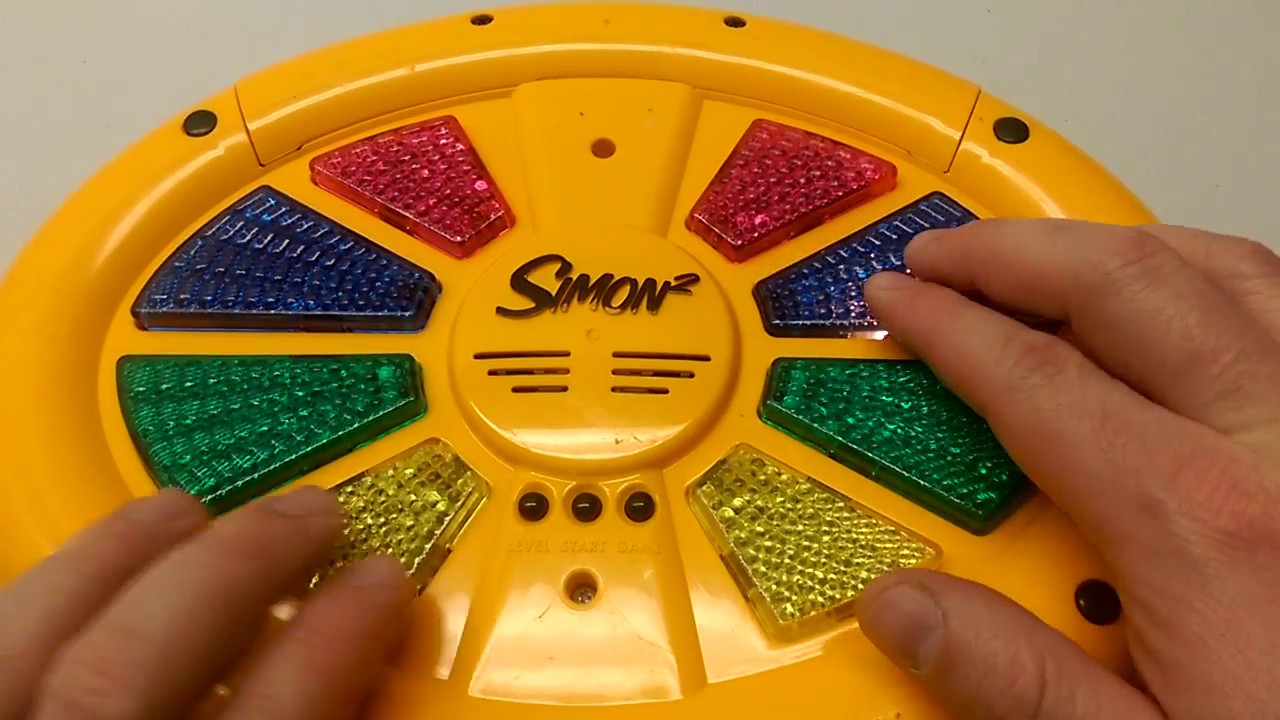 Simon 2 Electronic Handheld Game Double Sided Memory Game Simon Says Made In USA