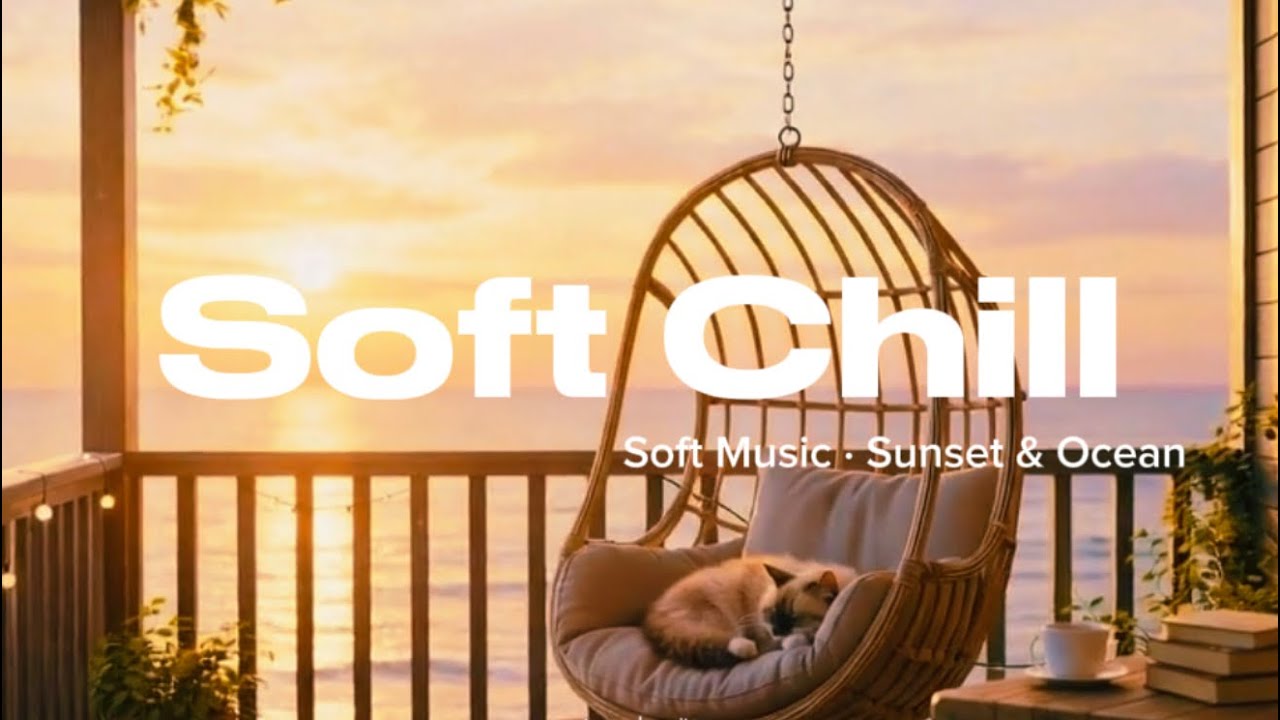 Soft Chill | Sunset & Ocean • Relaxing Background Music
