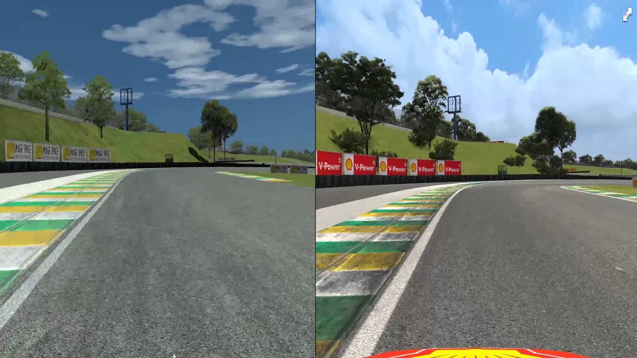 rFactor 2 vs GSCE Interlagos