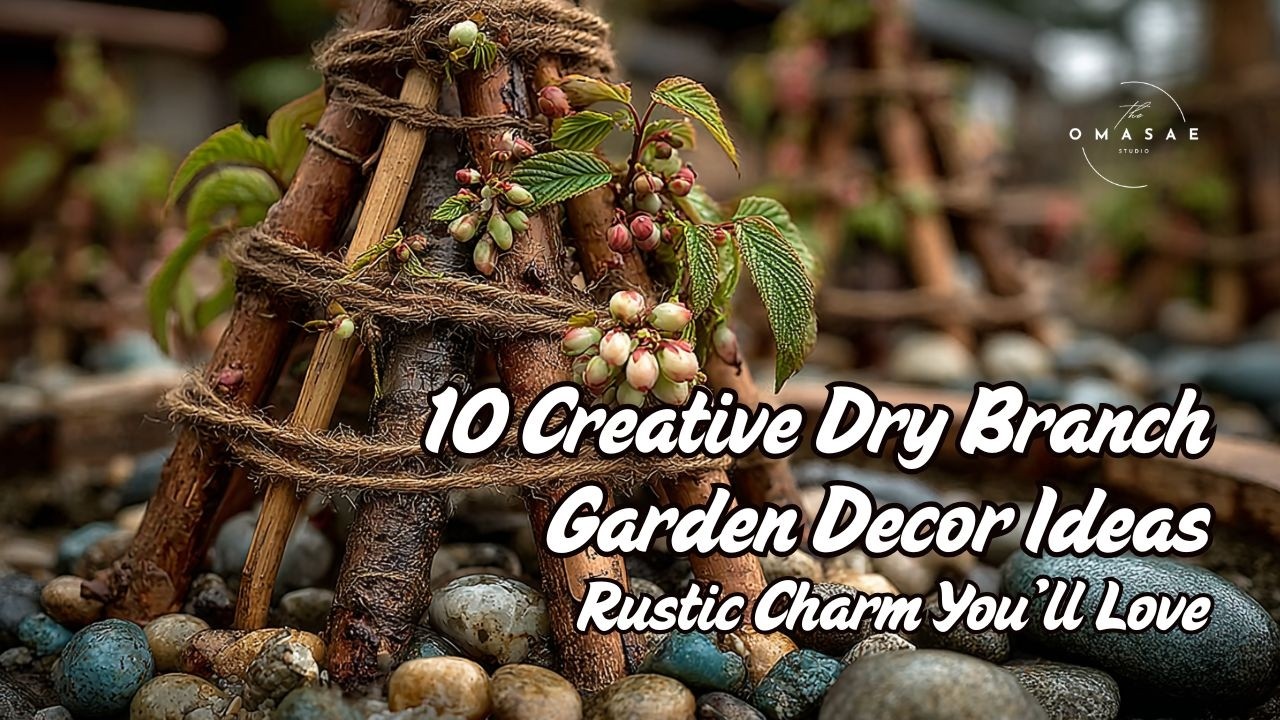 10 Creative Dry Branch Garden Decor Ideas 🌿✨ Rustic Charm You&rsquo;ll Love