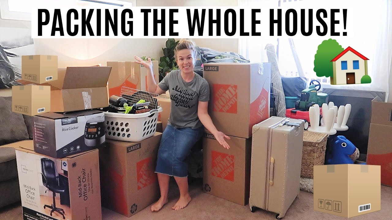 PACKING MY WHOLE HOUSE!🏠 MOVING UPDATE | DECLUTTERING & CLEANING MOTIVATION