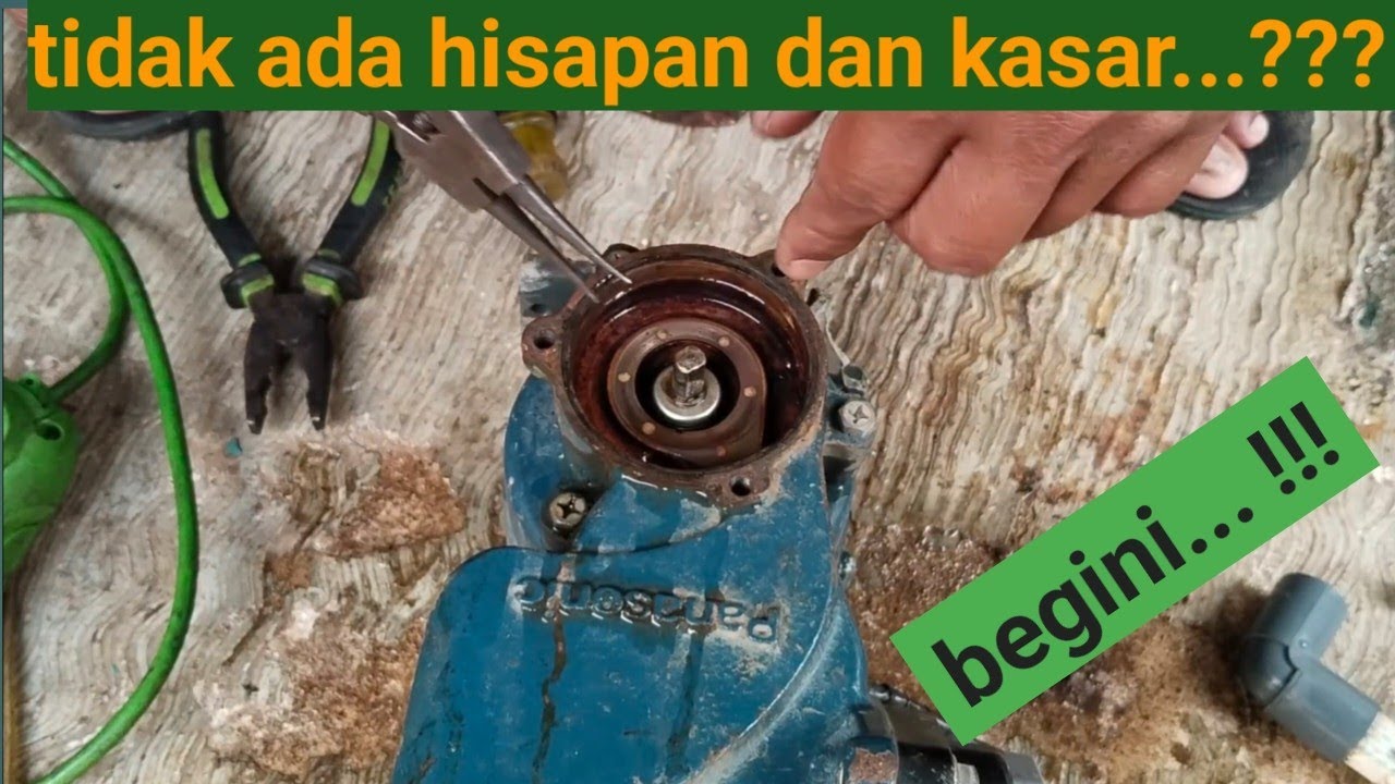 POMPA AIR PANASONIC LEMAH HISAPAN DAN KASAR