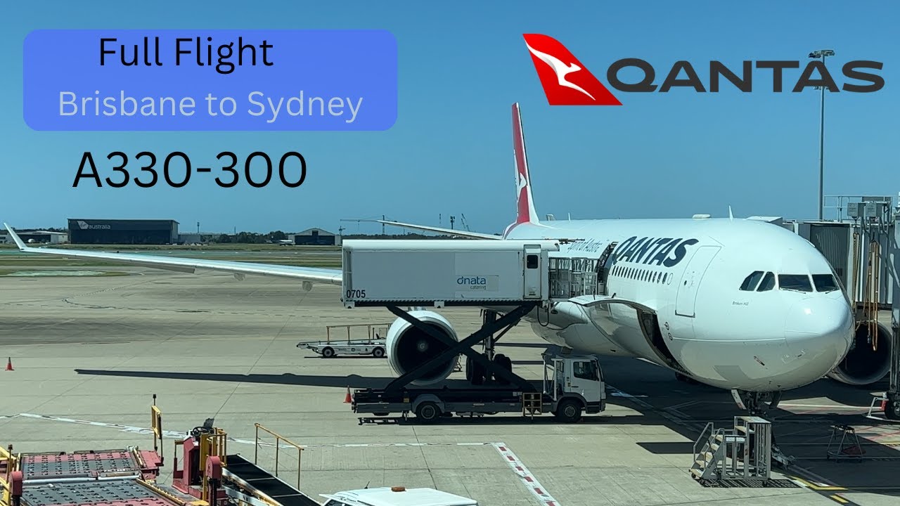 Full Flight - Brisbane to Sydney Qantas QF531 A330