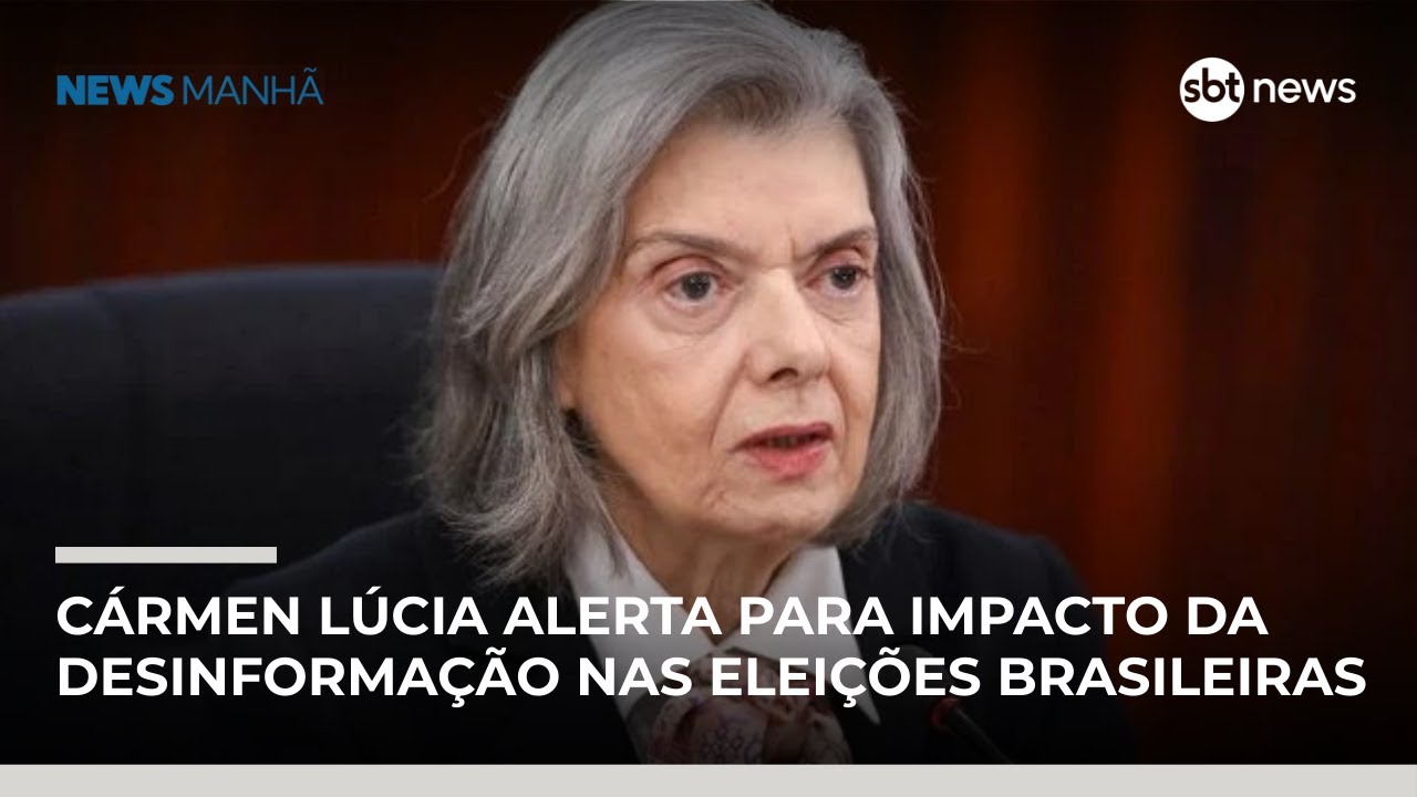 Cármen Lúcia alerta para impacto da desinformação nas eleições brasileiras |#NewsManhã