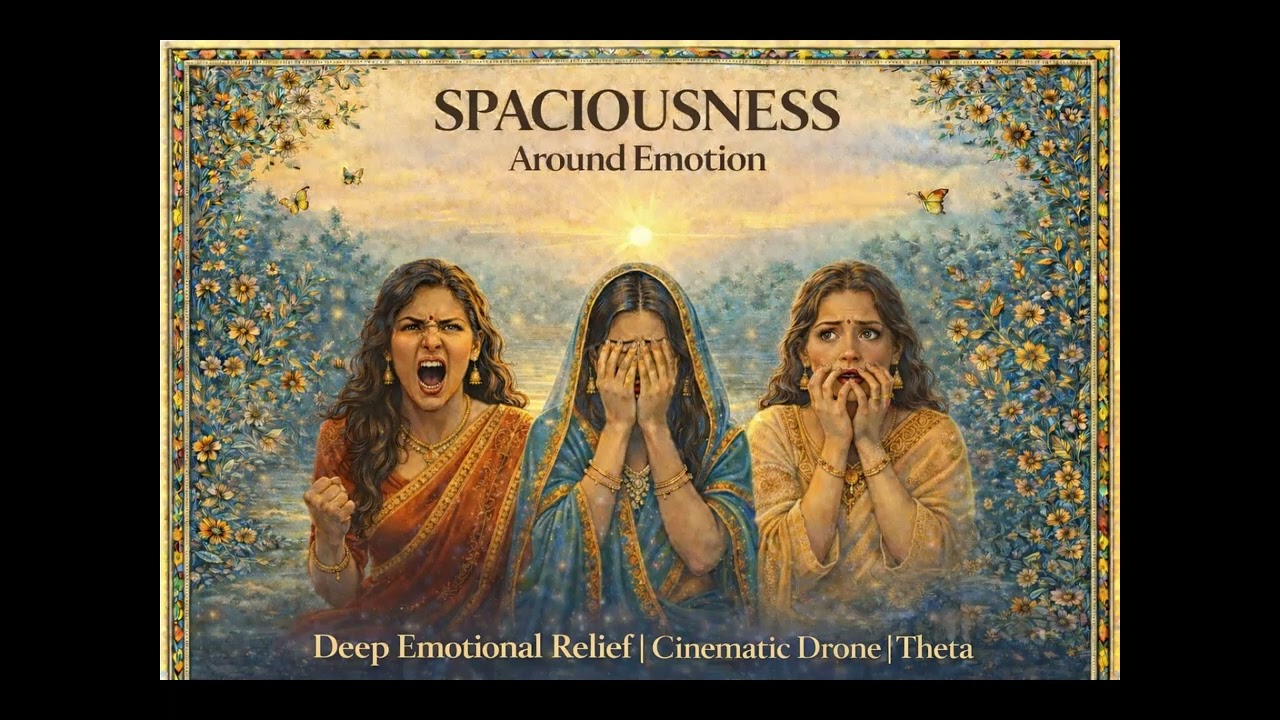 Feel Spaciousness around Emotions for Instant & Deep Relief | Ambient Theta Drone