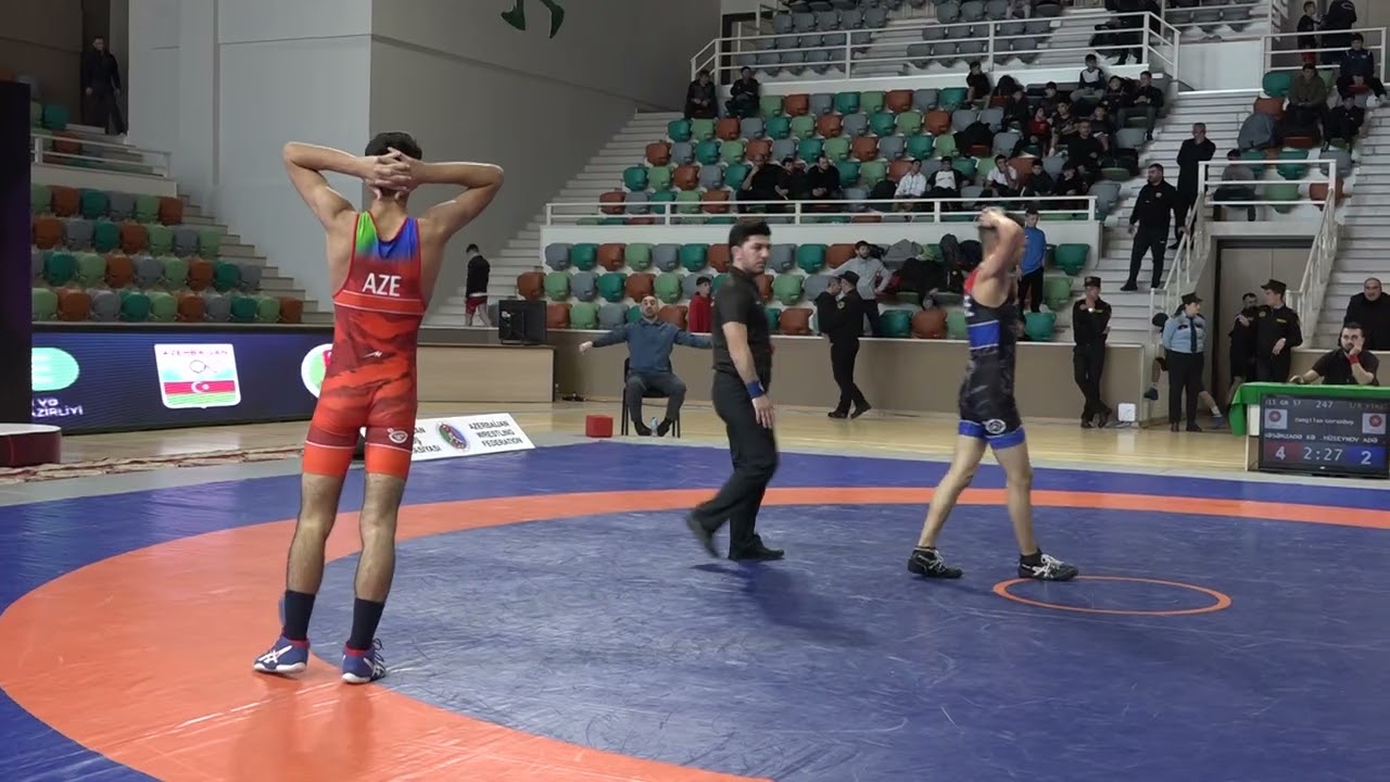 1/8 final GR - 57 kg: Rəsul Həsənzadə - Adəm Hüseynov
