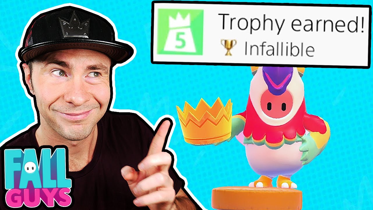How I CLUTCHED The INFALLIBLE Trophy/Achievement in Fall Guys (5 Wins In A Row)