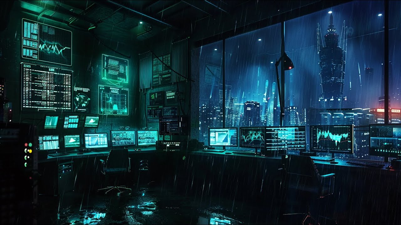 Late Night Trading Workspace &mdash; Deep Focus Ambient Music for Studying (2 Hours)