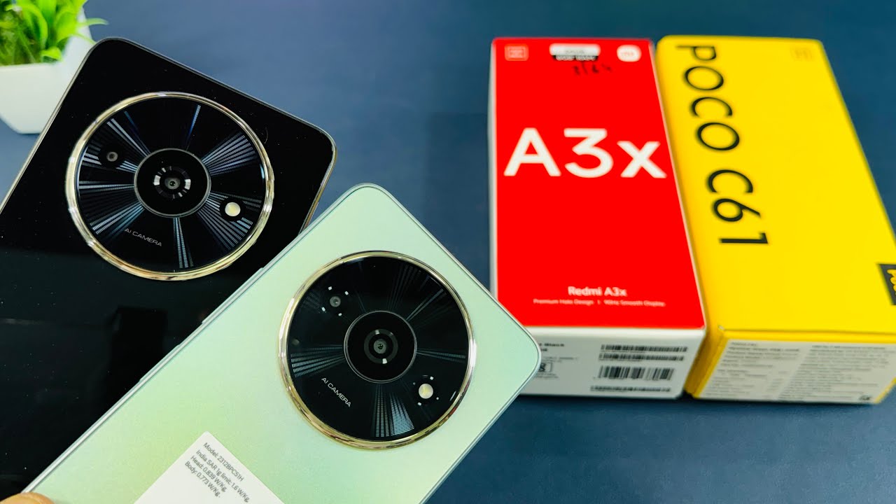 Redmi A3x Vs Poco C61 Comparison! Which Smartphone is Best For You ?