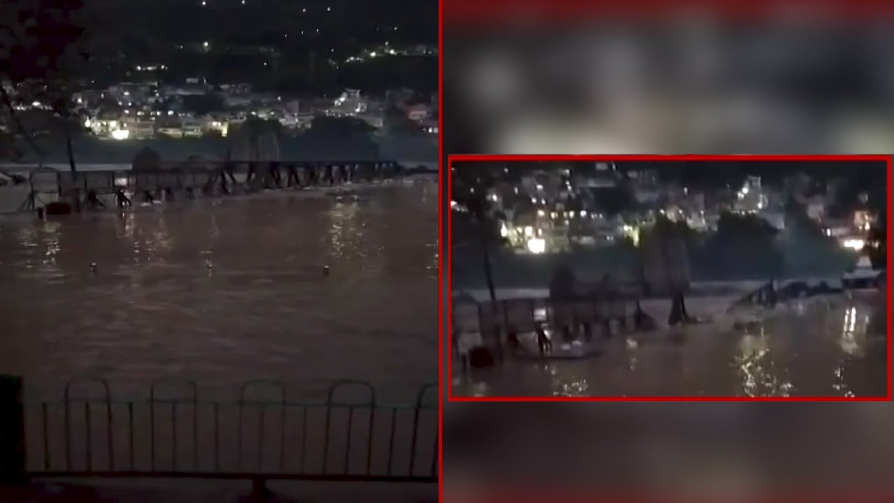Watch bridge collapse in Himachal's Mandi due to heavy rainfall