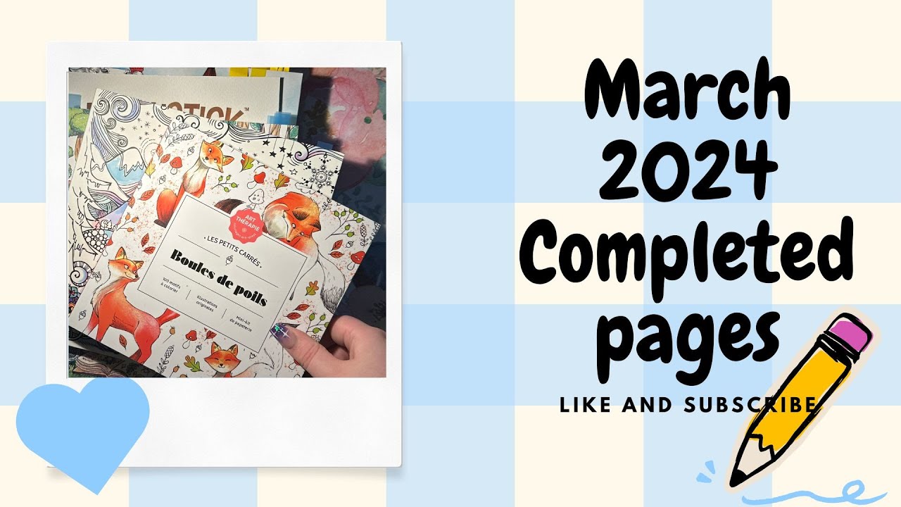 Completed pages March 2024