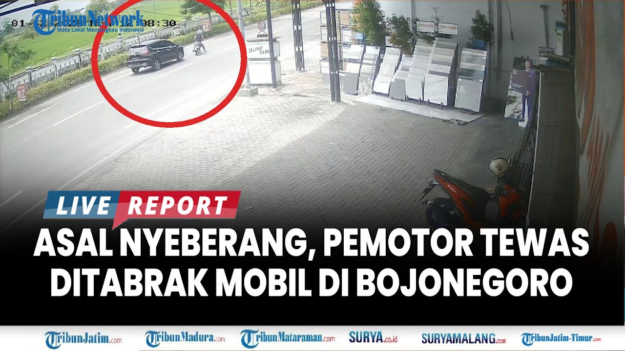 🔴BREAKING NEWS: MOTOR DITABRAK MOBIL di Bojonegoro, Pengendara Tewas di Lokasi Kejadian