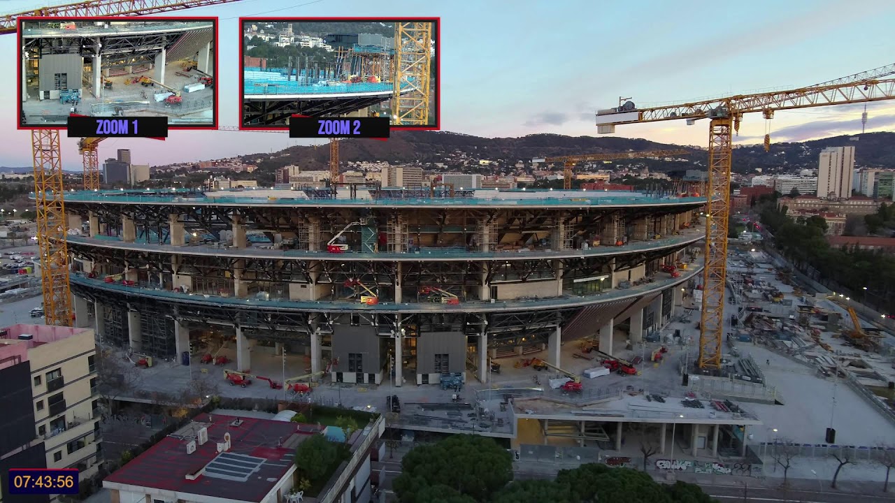 Emissió en directe 4K! 16/02/26 de Las Obras del Camp Nou!