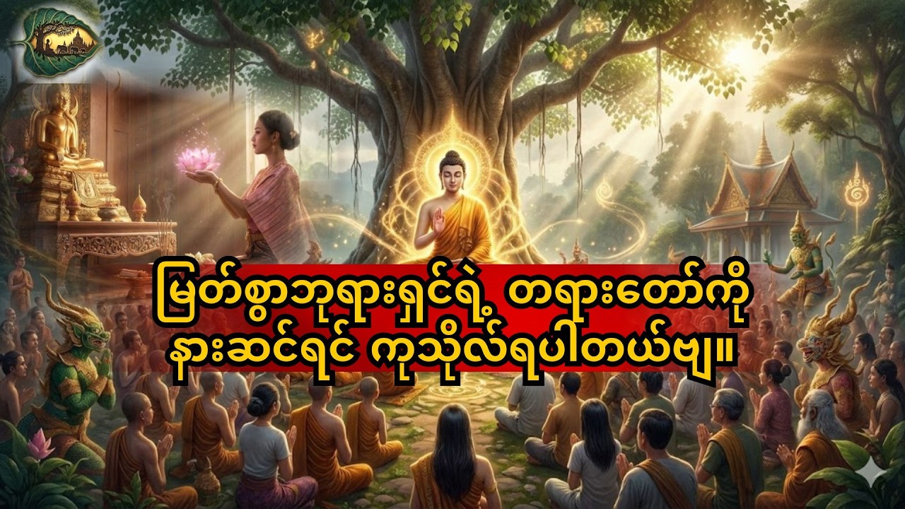 နာယူရုံဖြင့် ကုသိုလ်အများကြီးရစေမည့် မြတ်စွာဘုရား၏ တရားတော် |  DhammaStoryteller