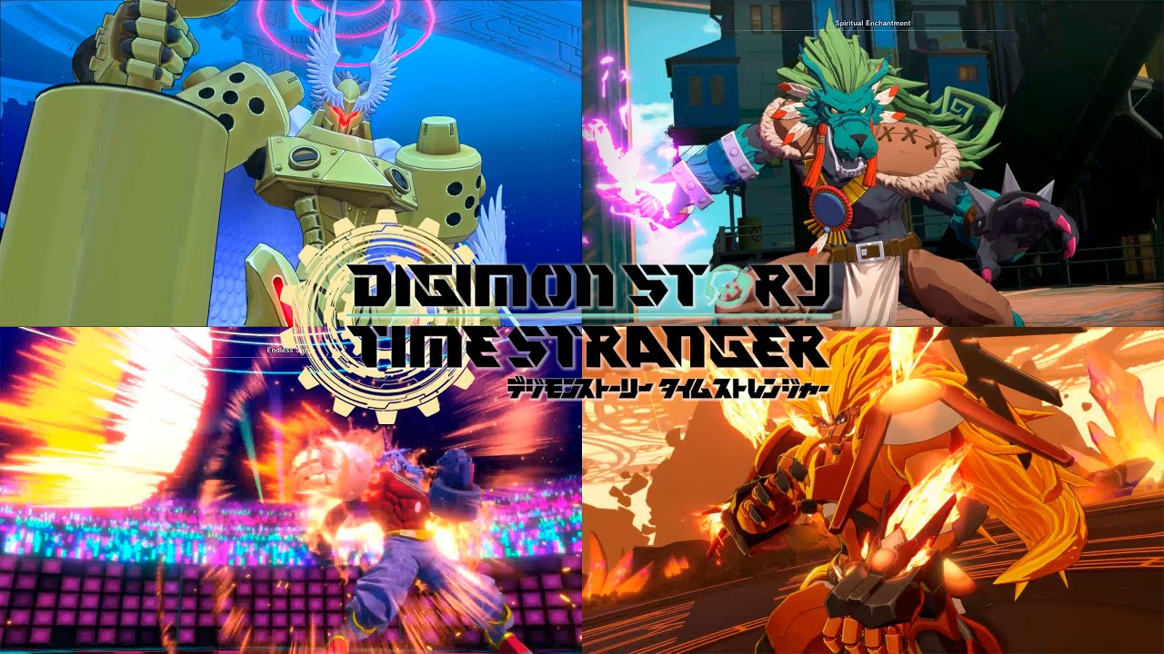 Olympus XII Showcase - Special Attacks & Victory Poses | Digimon Story Time Stranger