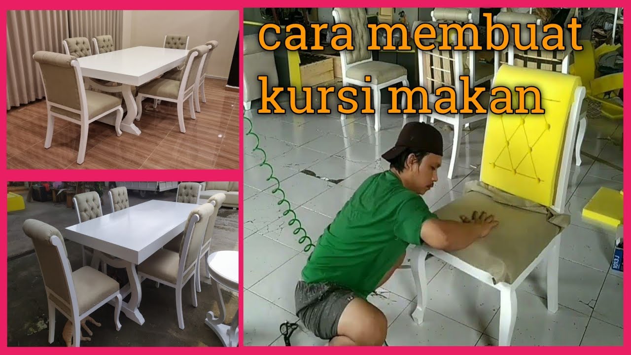 Cara membuat kursi makan tanpa jahitan