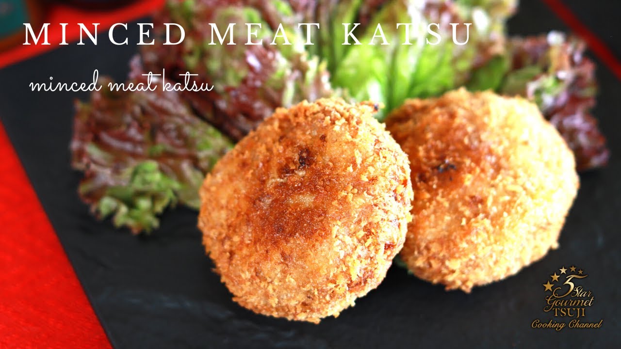 How to cook | minced meat katsu | Menchi Katsu |Japanese style | easy recipe | Chef Tsuji