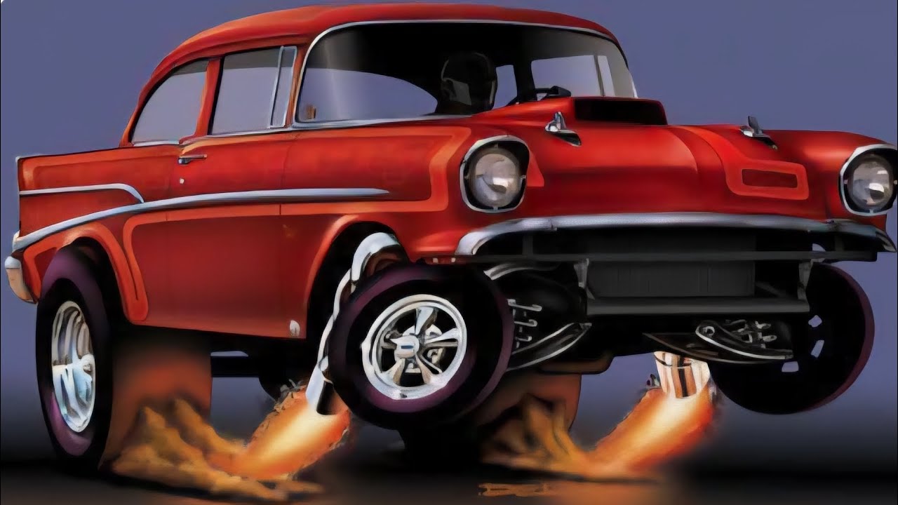 Paint updates on the 57 Nomad Roadster and the Warlock 