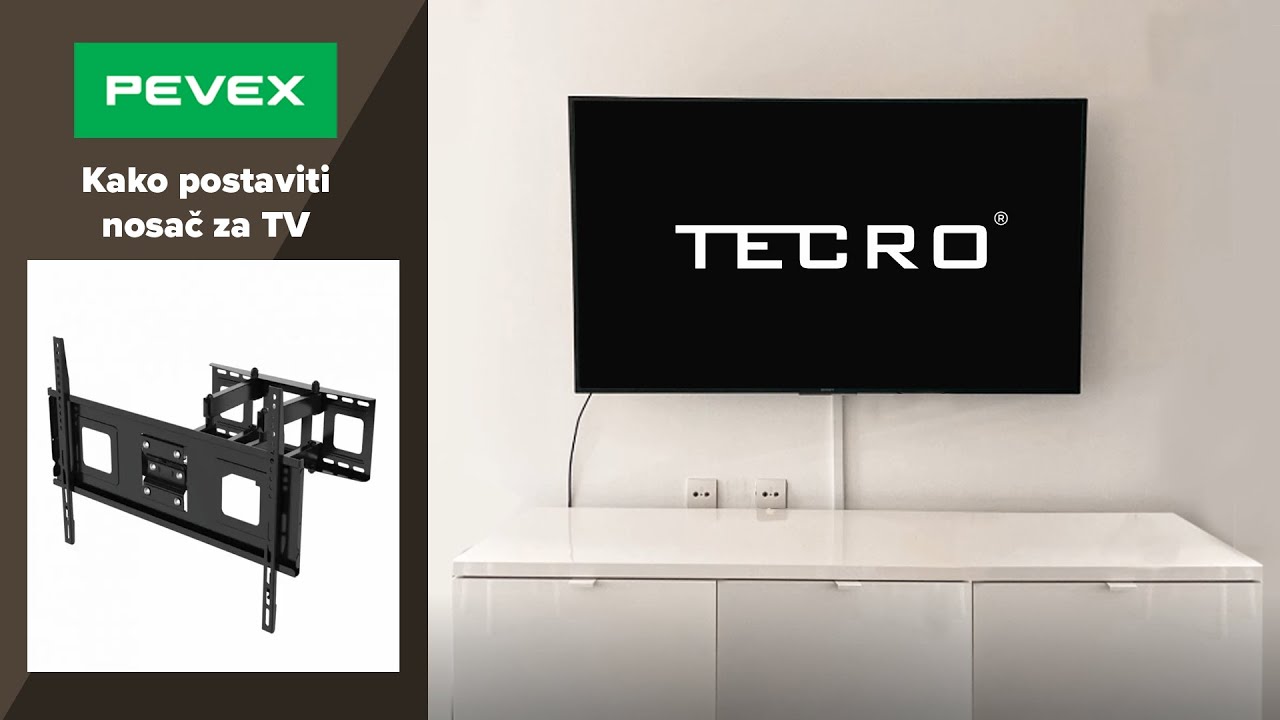 Unboxing - Tecro zidni nosač ZNP882