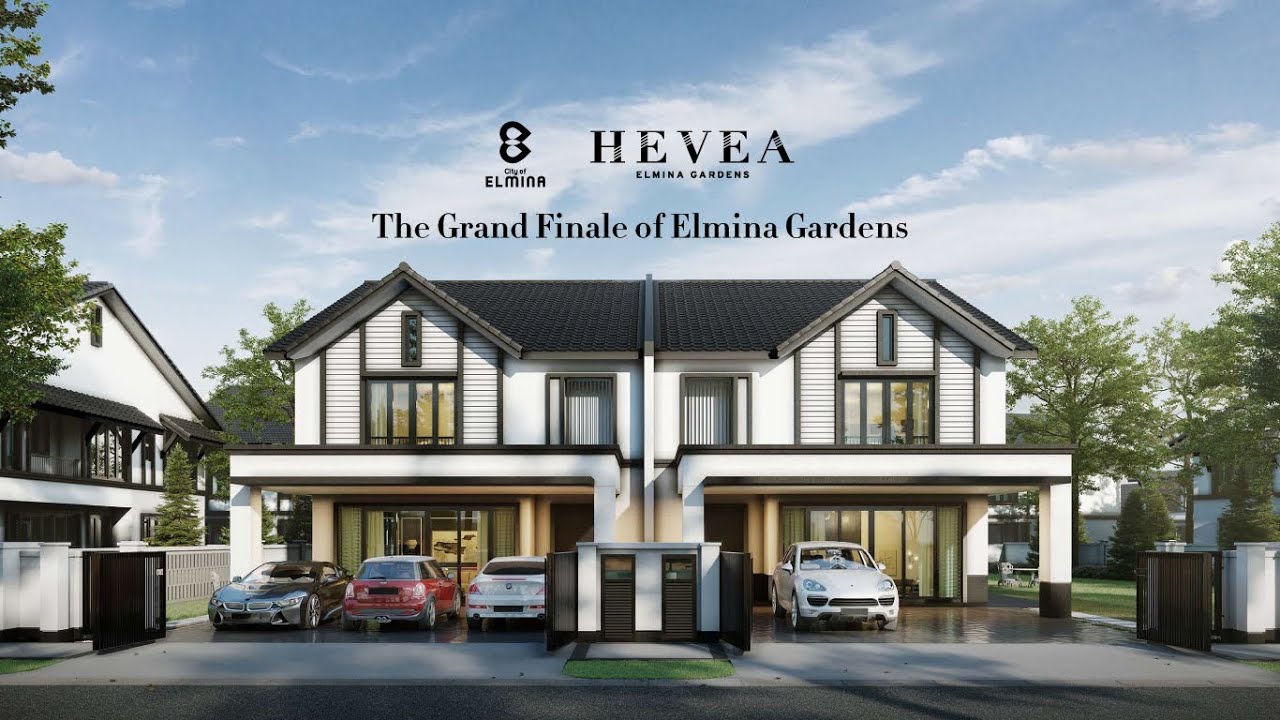 Heritage Colonial homes with modern tropical element semi-D Hevea, Elmina Garden