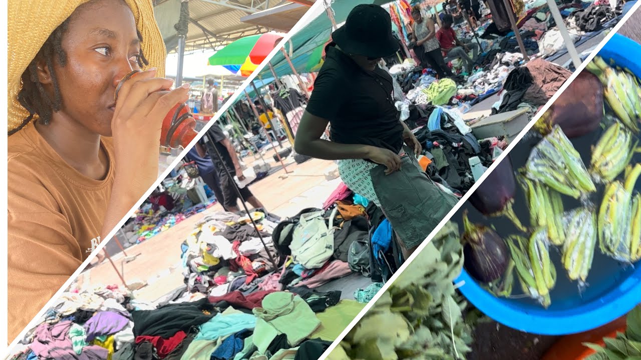 What can $50 get you at Namibias biggest open market |thrift shop with me in Oshakati|Vintage shop