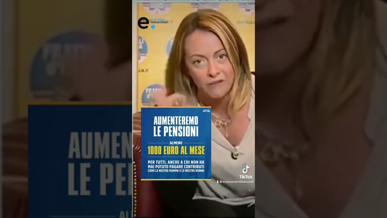 Forza Italia: aumenteremo le pensioni #25settembre  #elezionipolitiche2022 #meloni