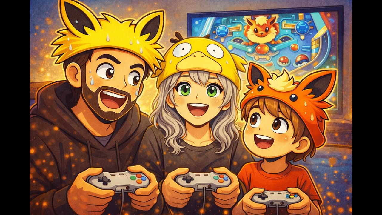 Pokemon Pinball con mi hijo Ep 4- Hoy tenemos compañía!!