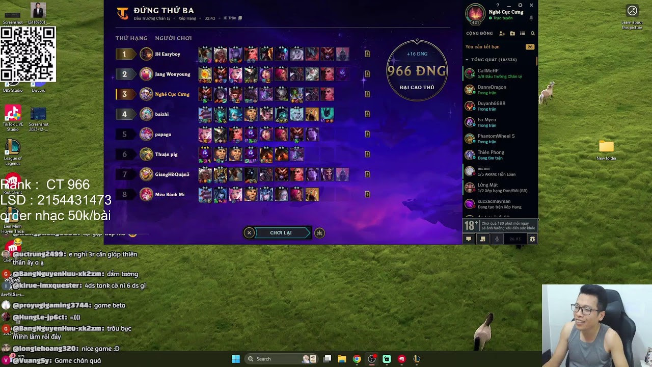 Chill rank
