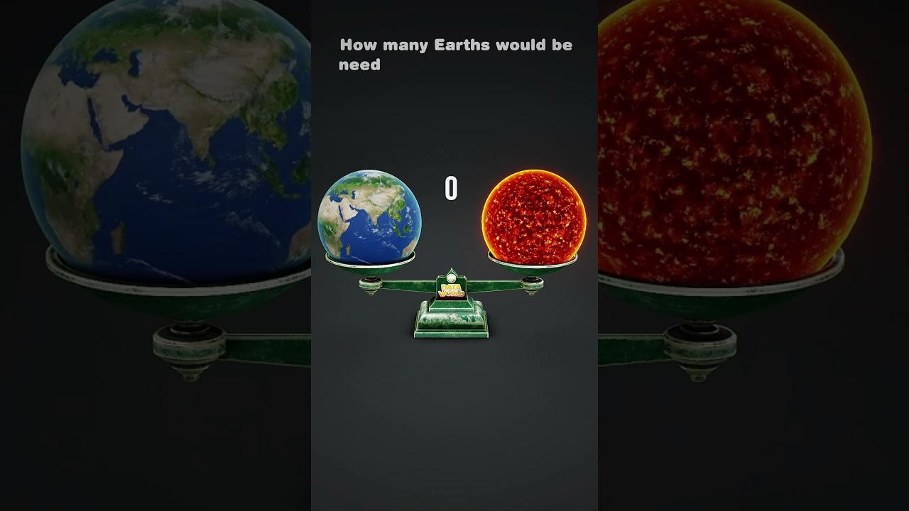 How Many Venus Equal the Mass of the Sun? ☀️ | Earth vs Sun Weight Comparison 🌍 | 