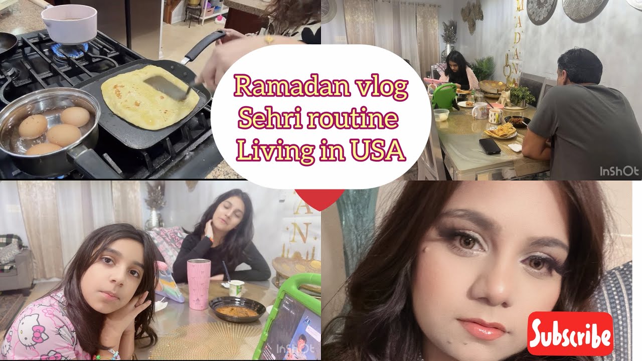 FIRST RAMADAN VLOG SEHRI ROUTINE PAKISTANI MOM LIVING IN USA MOM OF 3 KIDS #ramadan2026 