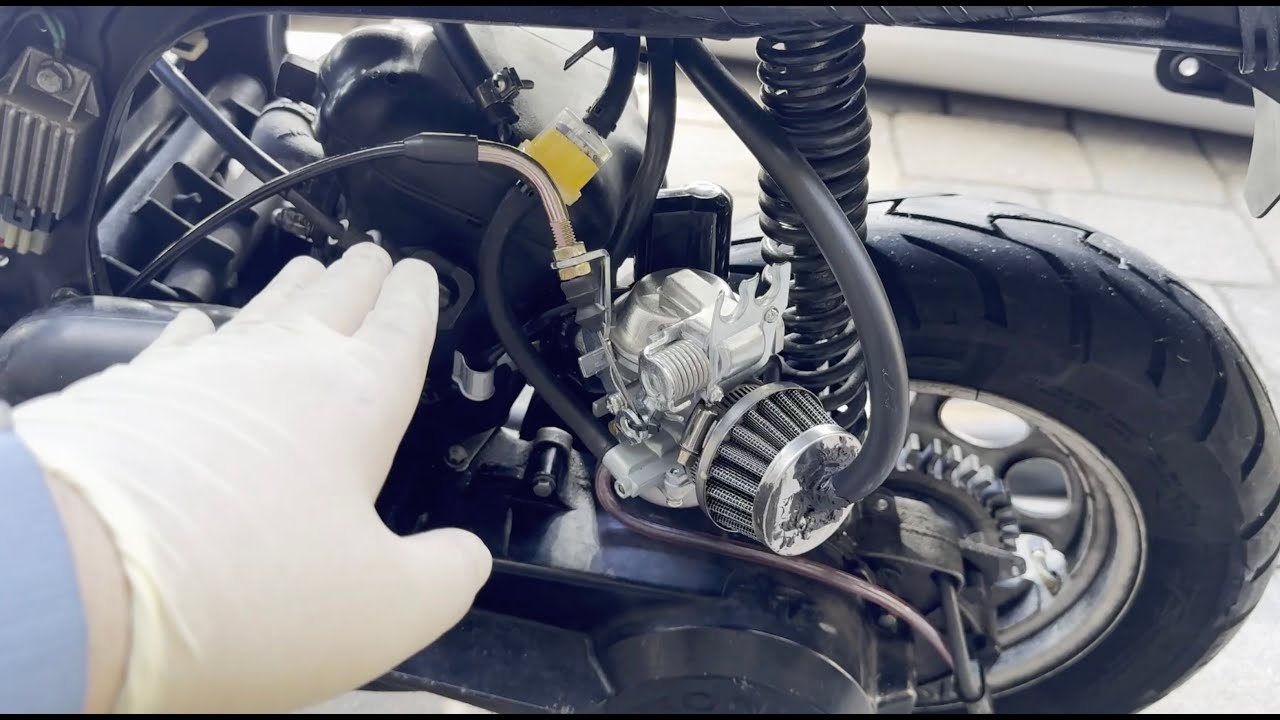 Honda Elite 80 Amazon Carb Swap