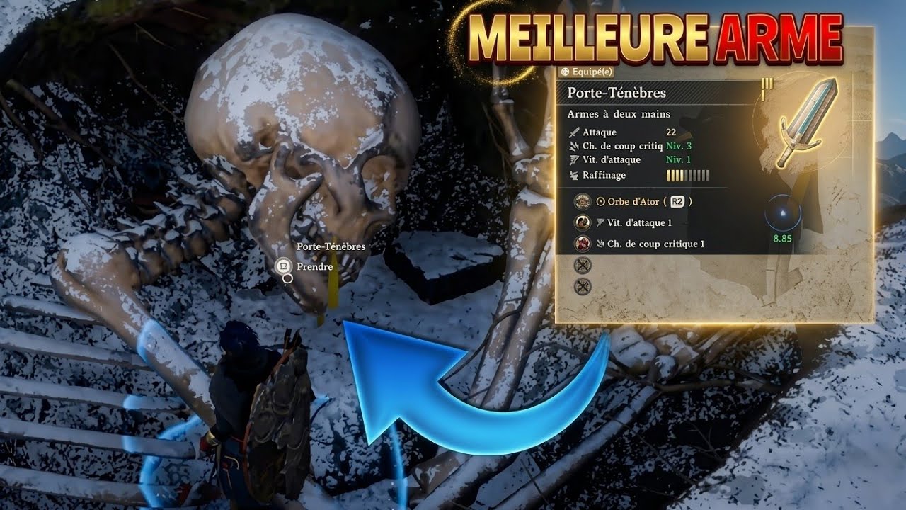 LA MEILLEURE ARME POUR COMMENCER CRIMSON DESERT : PORTE-TENEBRES ! ( DARKBRINGER CRIMSON DESERT ) 
