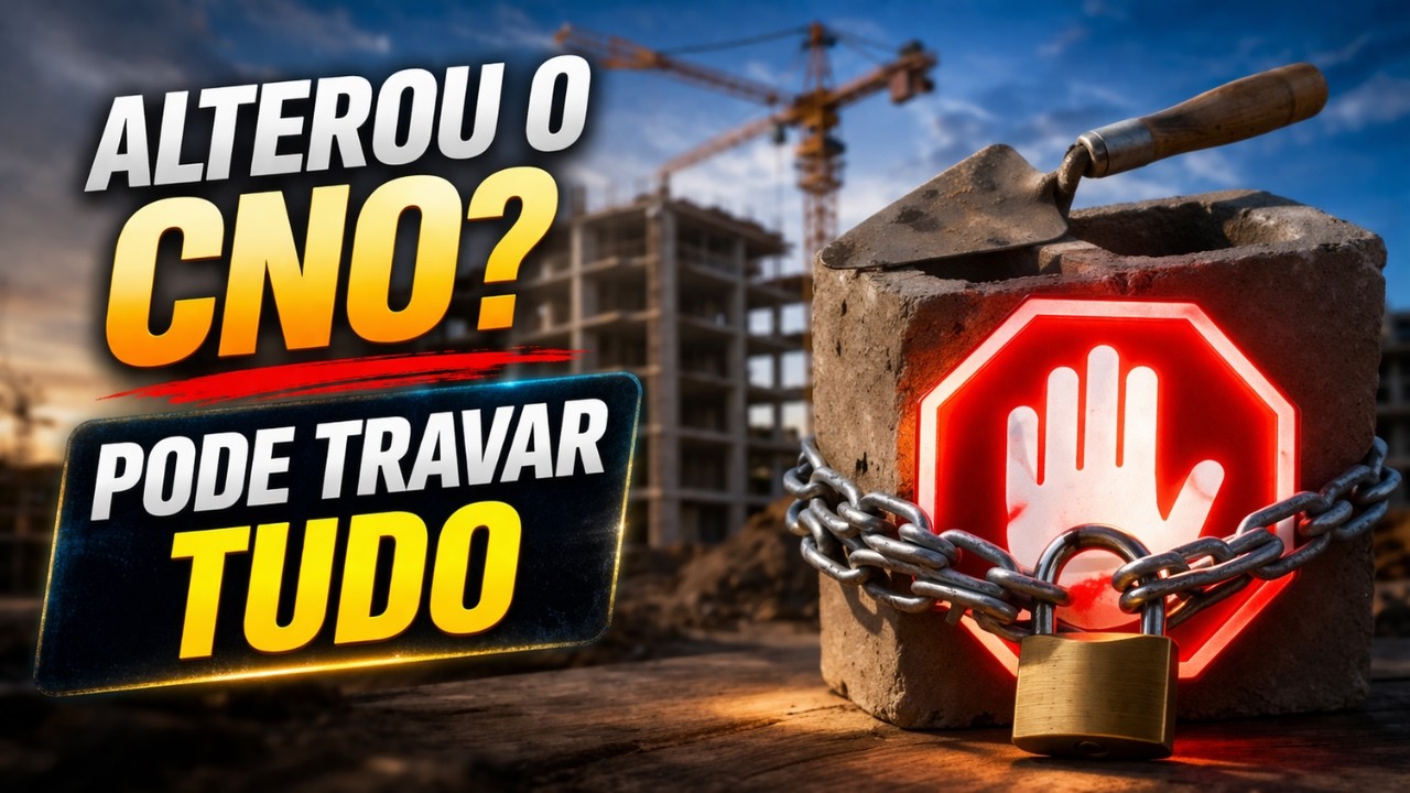 ALTERAR O CNO ERRADO PODE COMPROMETER TODA A REGULARIZAÇÃO DA OBRA  #ferreirawa