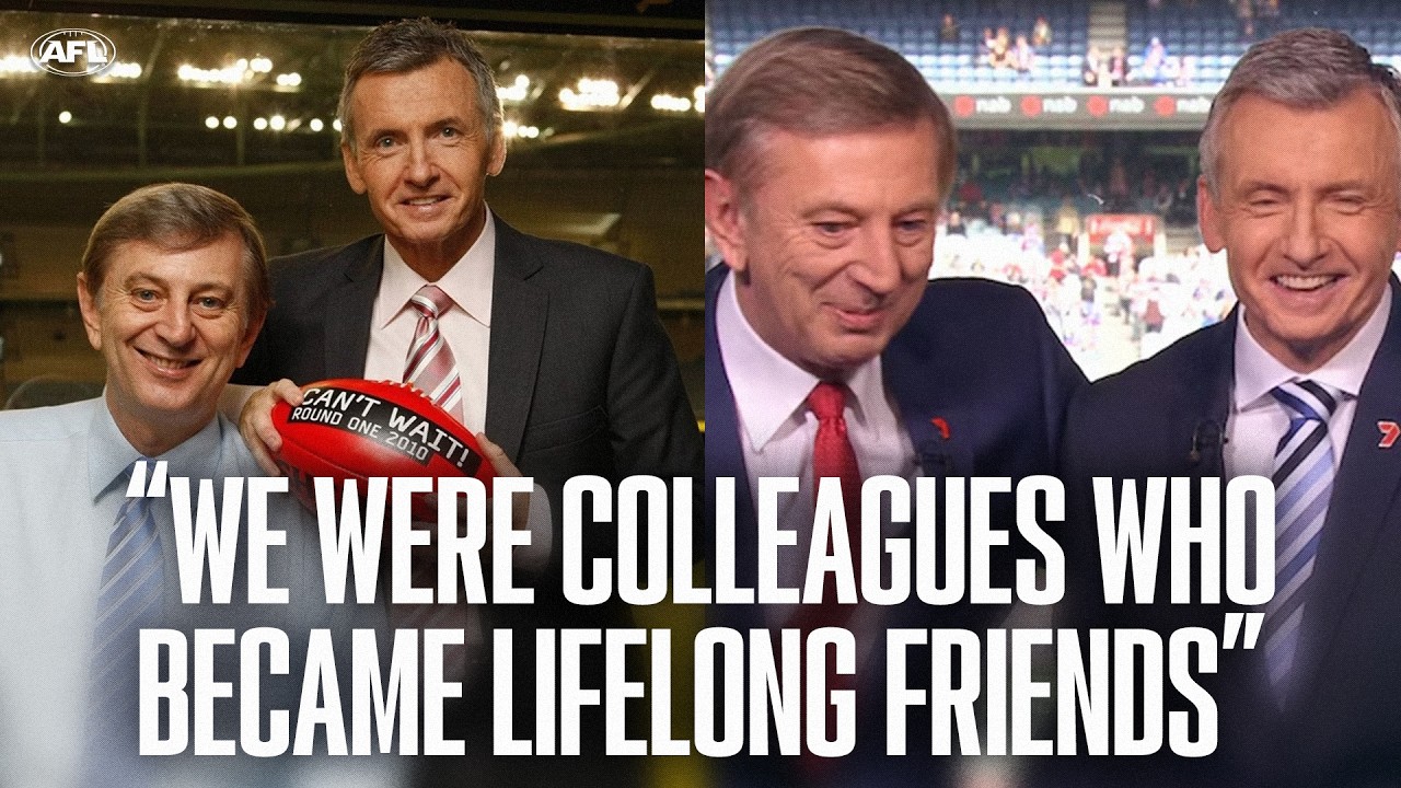 Bruce McAvaney's moving eulogy at Dennis Cometti's state memorial service