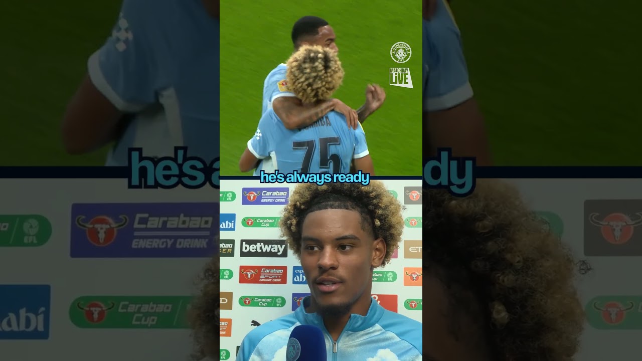'I had to be on my toes'. Floyd Samba reacts to his debut goals in City blue ⚽️🩵 #mancity #football