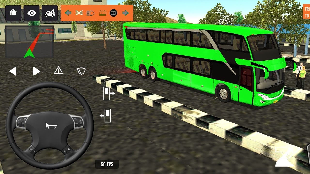 Part- 396 NEW Coach bus simulator ||🥰 Indonesia bus #game #simulator #lkgamer #gameplay