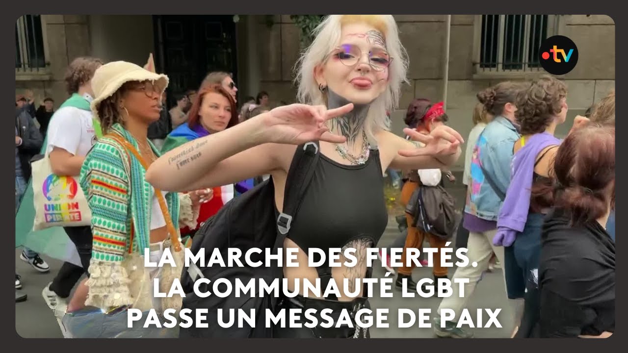 La marche des fiertés à Rennes : 