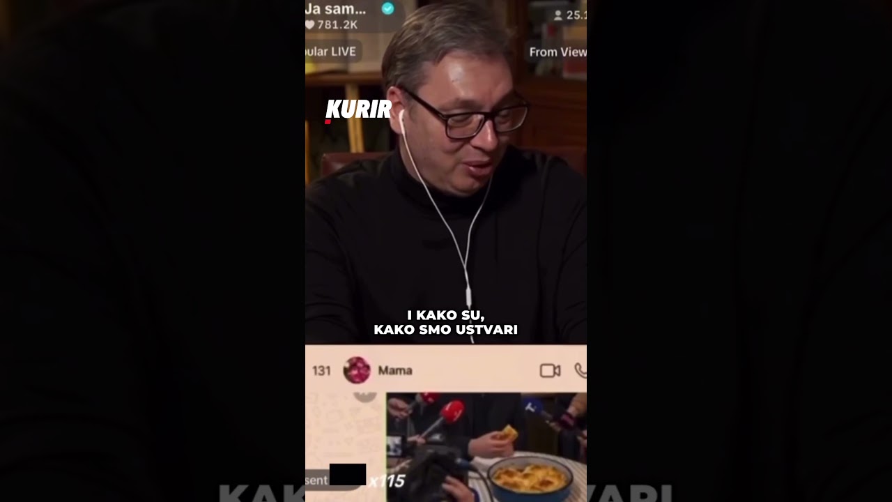 Predsednik Srbije Aleksandar Vučić juče se prvi put obratio na Tik Toku uživo