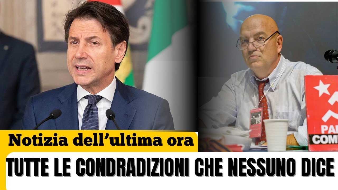 CLAMOROSO! Conte SMASCHERATO dal pacifismo di facciata a Draghi, dal Reddito al 110%