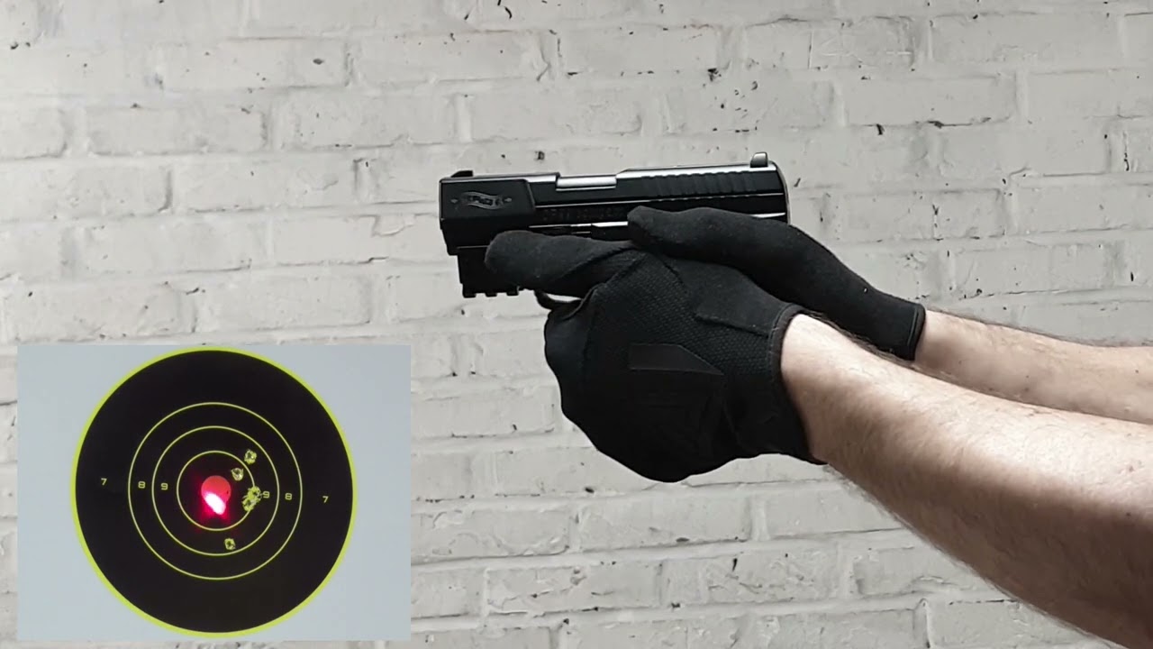 Walther CP99 Compact CO2 4,5mm - Airgun shooting session
