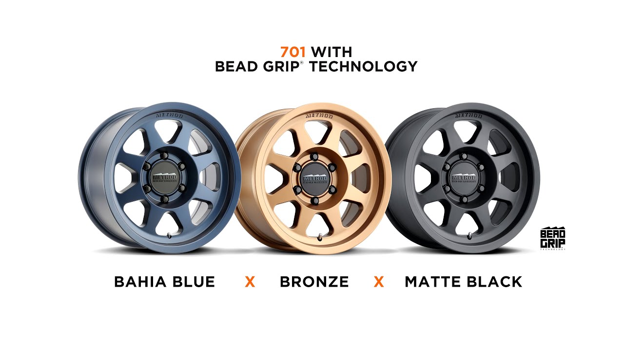 Bahia Blue 701 Bead Grip Wheels