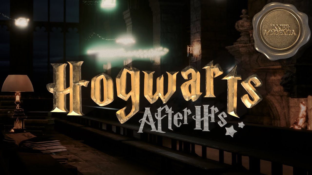 Hogwarts Great Hall After Hours ⚡⊹ Cozy Ambience & Music ˚₊