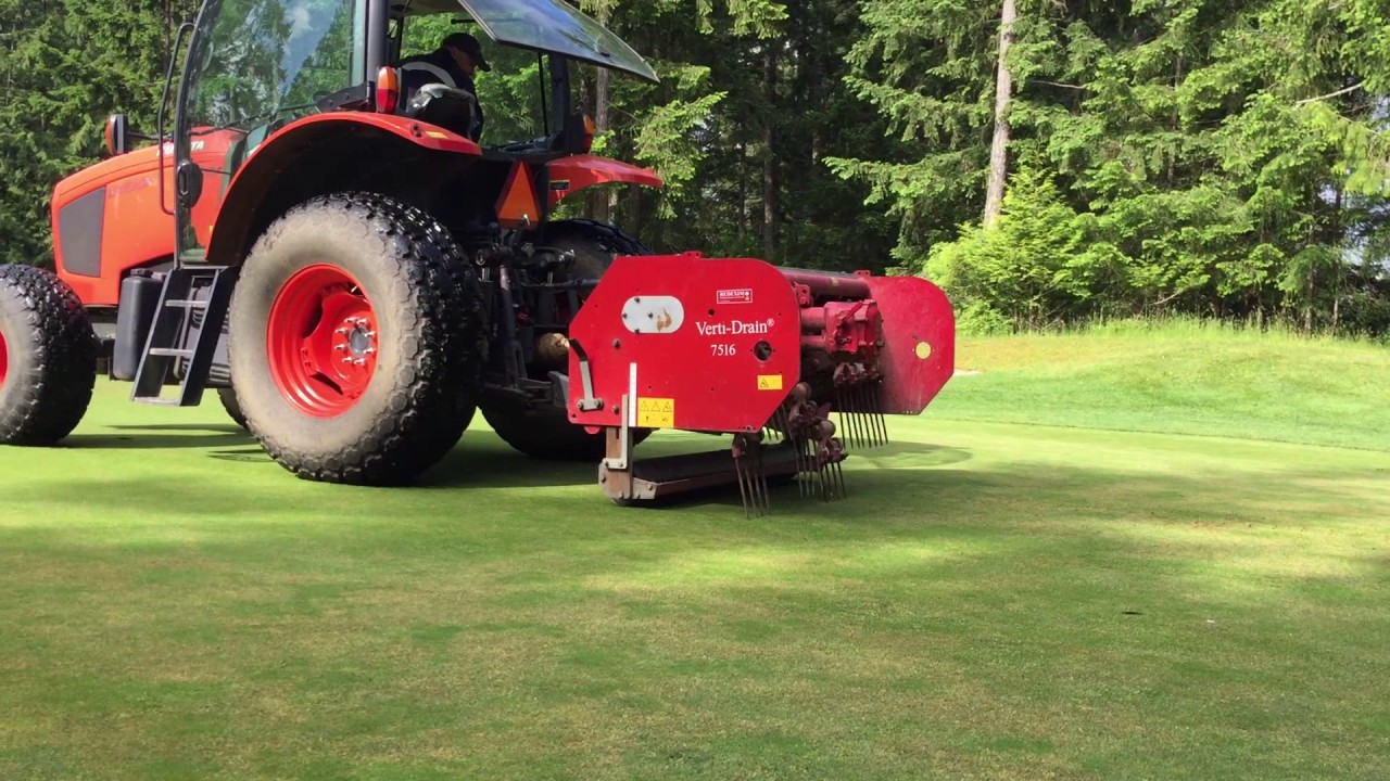 Solid Deep Tining Golf Green Surface