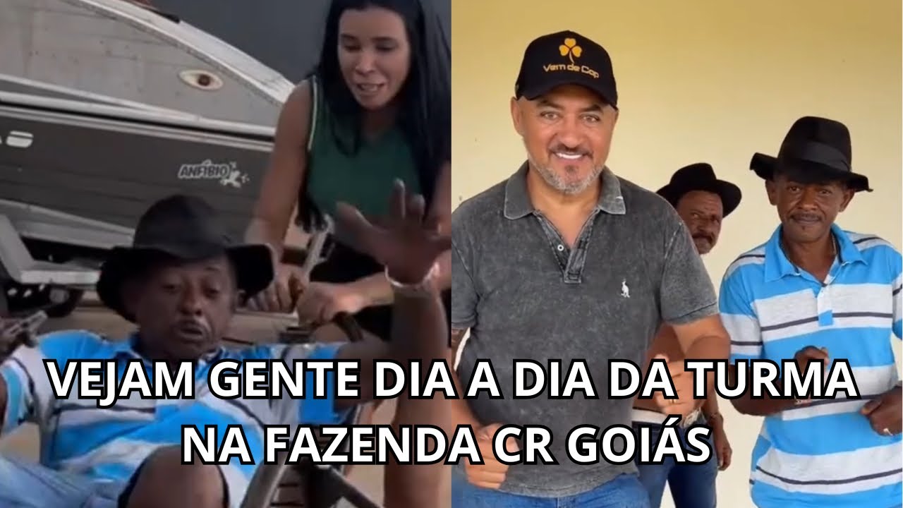 VEJAM GENTE DIA A DIA DA TURMA NA FAZENDA CR GOIÁS 