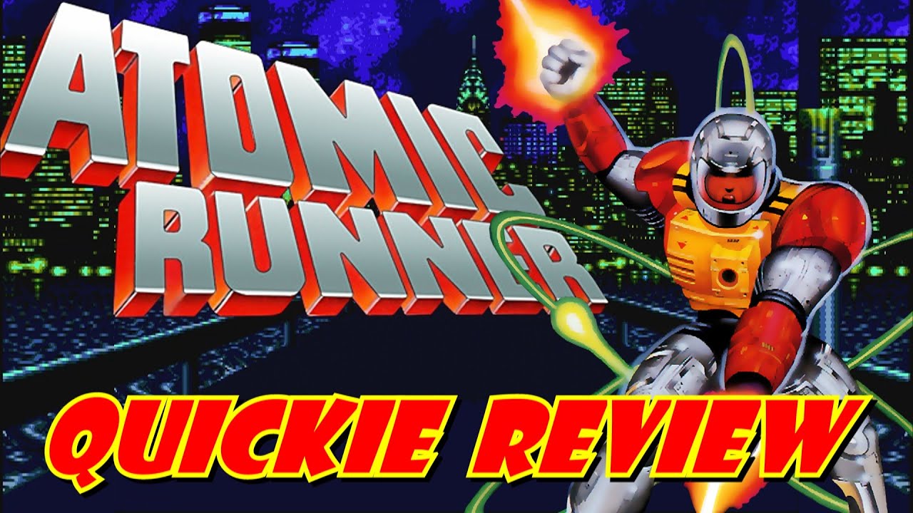 Atomic Runner Sega Genesis - Quickie Review | Nefarious Wes