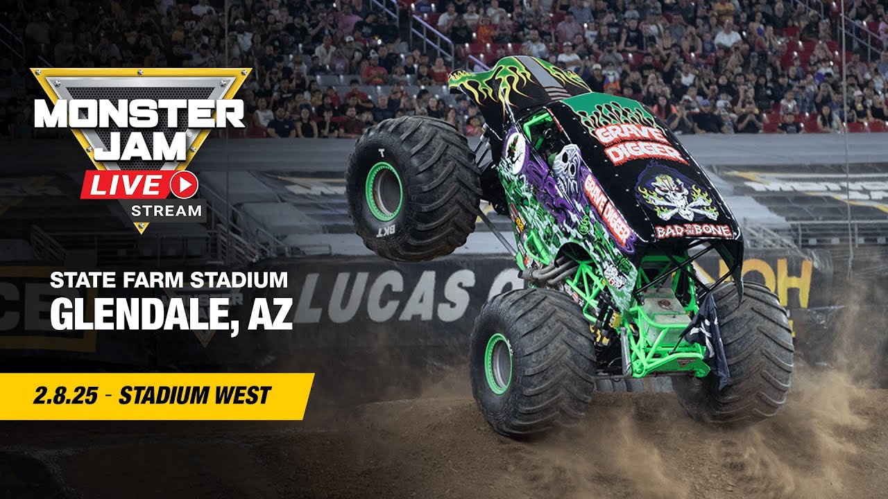 Monster Jam: Glendale, AZ (Full Event) | Feb 8, 2025 | Stadium West