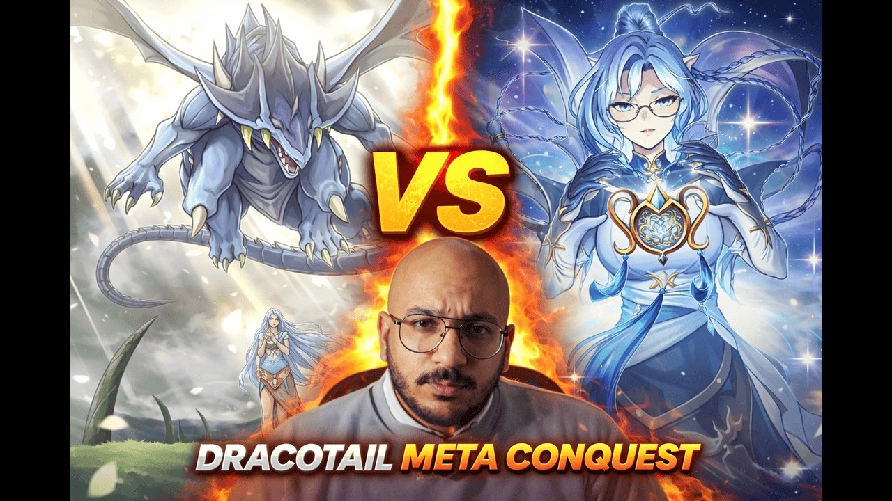 Dracotail vs Blue eyes matchup first local tournament post banlist at Darkside.